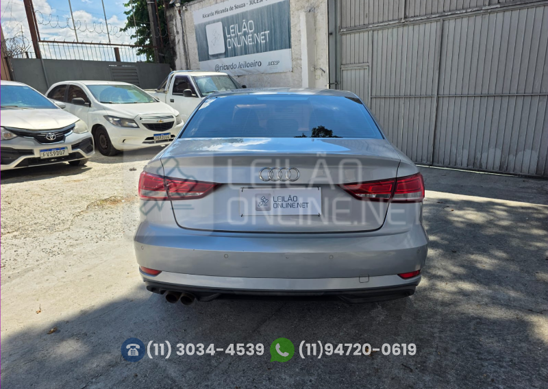 Leilão Online - AUDI/A3 LM 150CV; 2016/2017; PRATA; ALCO./GASOL. - FU