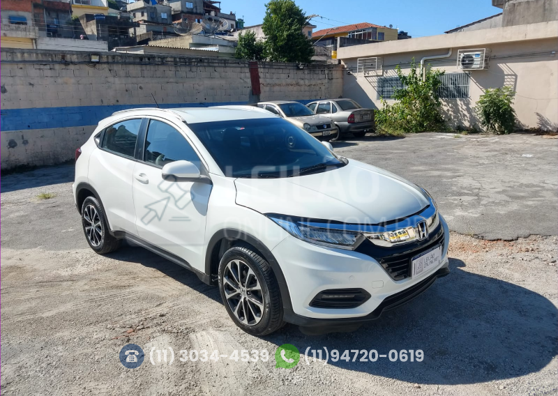 veja o vídeo!! HONDA/HR-V EXL CVT; 2021/2021; BRANCA; ALCO./GASOL. - FUNCIONANDO