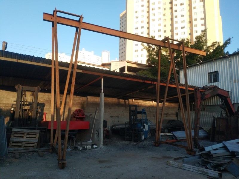 PÓRTICO 6 X 6 MTS C/ AVANÇO DE 3 METROS