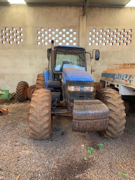 TRATOR NEW HOLLAND TM 150; ANO 2003 - FUNCIONANDO