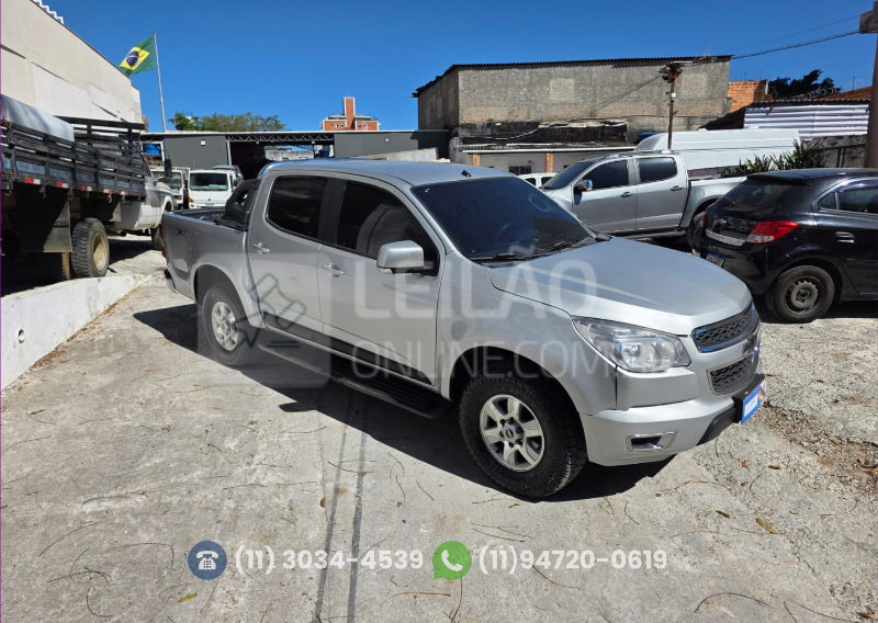 veja o vídeo!! CHEVROLET/S10 LT DD4A; 2014/2014; PRATA; DIESEL - FUNCIONANDO