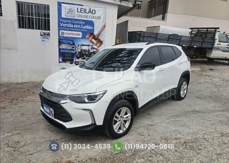 Foto de CHEV/TRACKER T A LT; 2022/2023; BRANCA; ALCO./GASOL. - FUNCIONANDO - IPVA 2026 OK