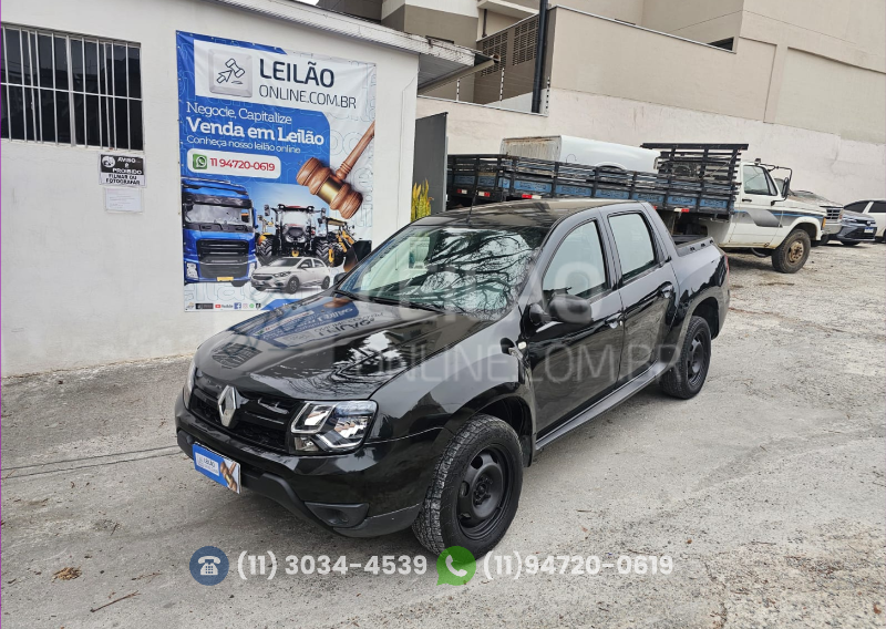 Foto de RENAULT/OROCH 16 4X2; 2019/2020; PRETA; ALCO./GASOL. - FUNCIONANDO - IPVA 2026 OK