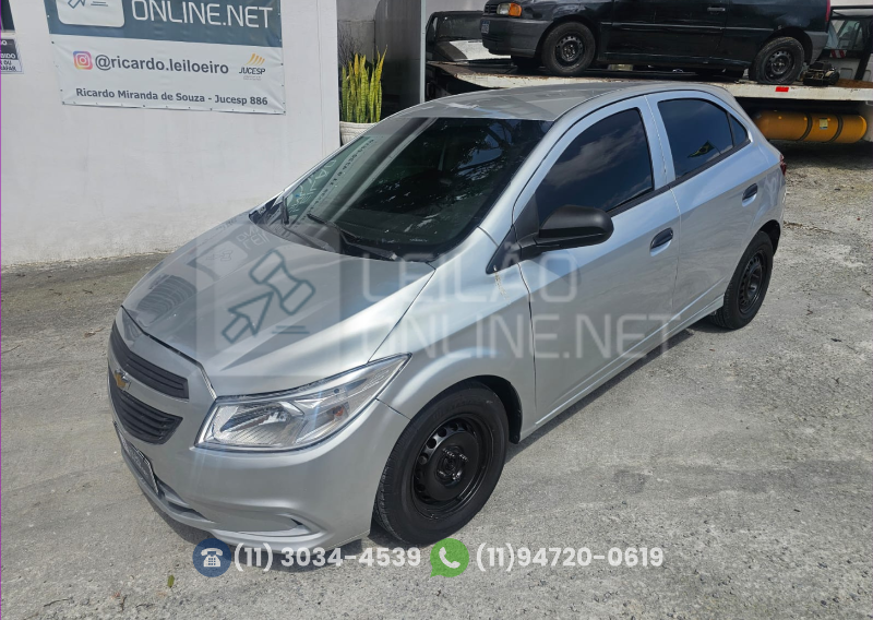 Foto de CHEVROLET/ONIX 10MT JOYE; 2018/2018; PRATA; ALCO./GASOL. - FUNCIONANDO - IPVA 2026 OK