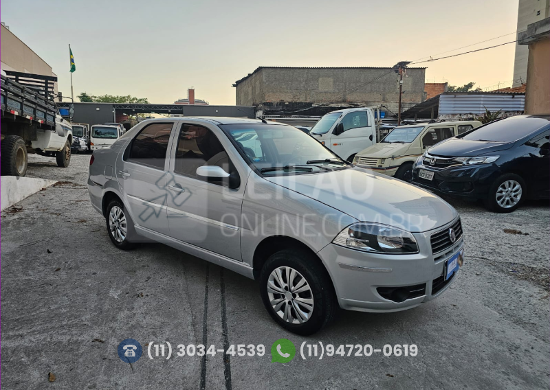 veja o vídeo!! I/FIAT SIENA EL FLEX; 2010/2011; PRATA; ALCO./GASOL. - FUNCIONANDO