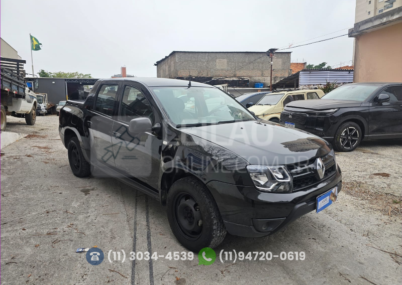 veja o vídeo!! RENAULT/OROCH 16 4X2; 2019/2020; PRETA; ALCO./GASOL. - FUNCIONANDO - IPVA 2026 OK