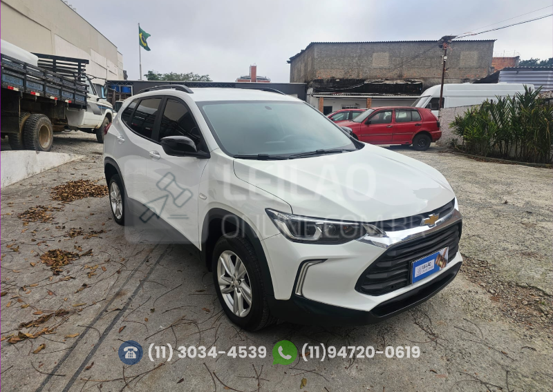 veja o vídeo!! CHEV/TRACKER T A LT; 2022/2023; BRANCA; ALCO./GASOL. - FUNCIONANDO - IPVA 2026 OK