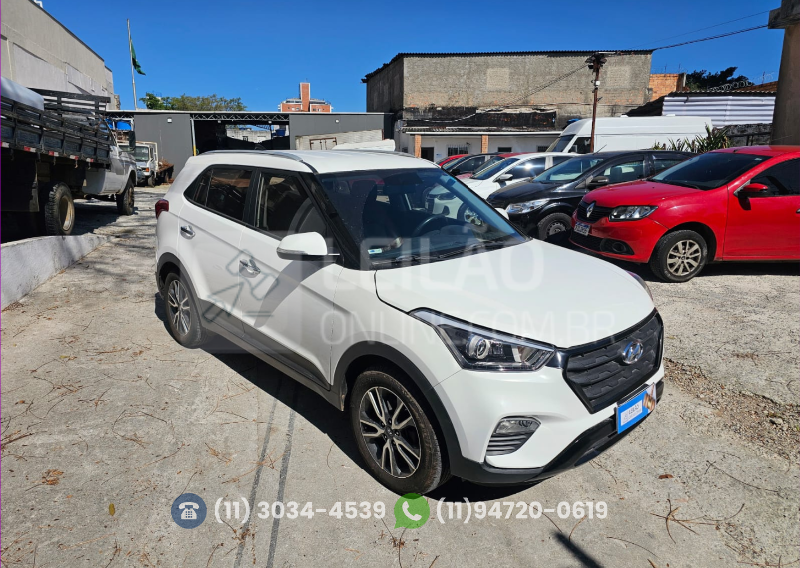 veja o vídeo!! HYUNDAI/CRETA 20A PRESTI; 2017/2017; BRANCA; ALCO./GASOL. - FUNC. - IPVA 2026 OK - FIPE APROX.: R$ 85.730,00