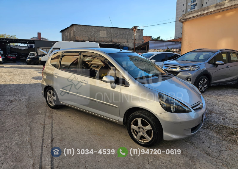 veja o vídeo!! HONDA/FIT LXL; 2008/2008; PRATA; GASOLINA - FUNCIONANDO