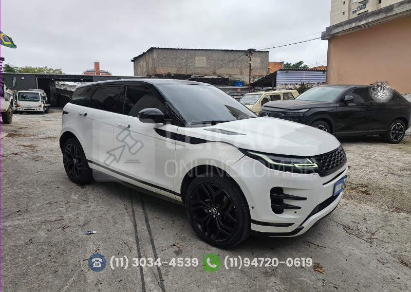 veja o vídeo!! I/LR EVOQUE P300 HSE RDY; 2019/2020; BRANCA; GASOLINA - FUNCIONANDO