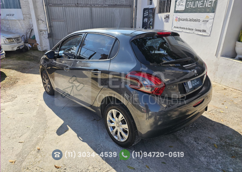 veja o vídeo!! PEUGEOT/208 ACTIVE MT; 2017/2018; CINZA; ALCO./GASOL. - FUNCIONANDO - IPVA 2026 OK