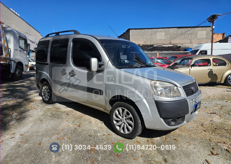 veja o vídeo!! FIAT/DOBLO ATTRACTIV 1.4; 2016/2016; PRATA; ALCO./GASOL.; C/ 7 LUGARES - FUNC. - IPVA 2026 OK