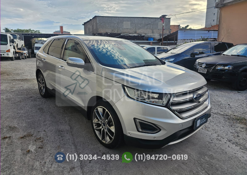 veja o vídeo!! I/FORD EDGE 3.5; 2016/2016; PRATA; GASOLINA - FUNCIONANDO